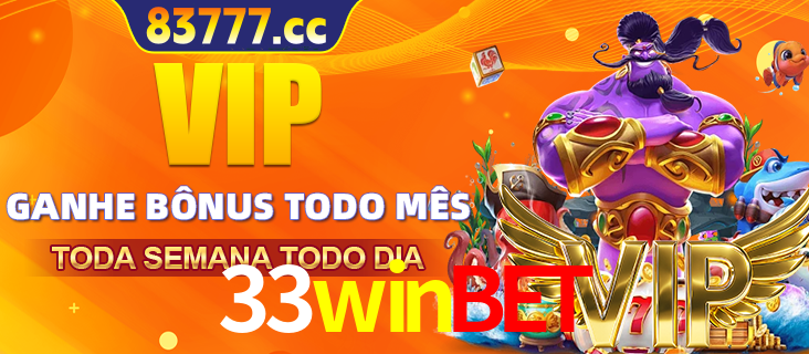 Banner promocional do 33winbet oferecendo 100% de recompensas adicionais contínuas para quem fizer o login diário (Daily sign-in), com um mascote de coelho.
